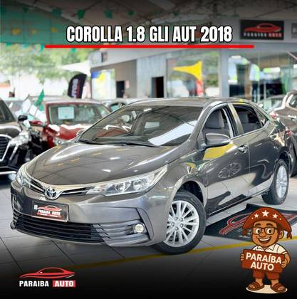 TOYOTA COROLLA 1.8 GLI 16V FLEX 4P AUTOMÁTICO TOYOTA COROLLA 1.8 GLI 16V FLEX 4P AUTOMÁTICO